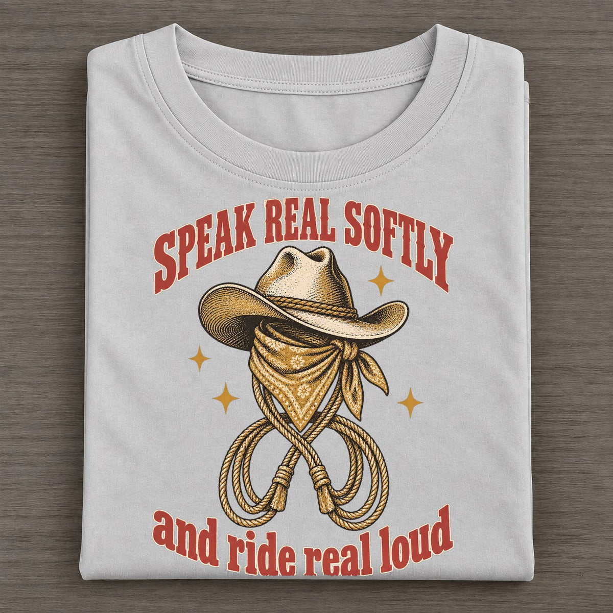 And Ride Real Loud Unhinged Affirmations Classic T-shirt – Grey
