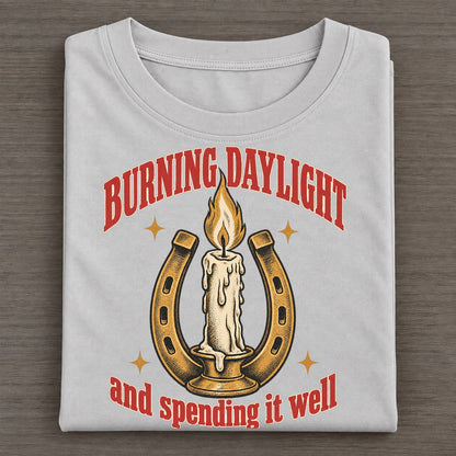 And Spending It Well Unhinged Affirmations Classic T-shirt – Grey