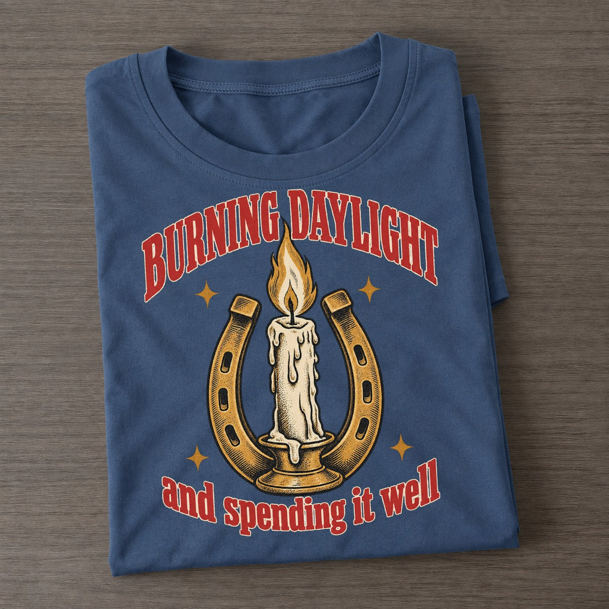 And Spending It Well Unhinged Affirmations Classic T-shirt – Twilight Navy