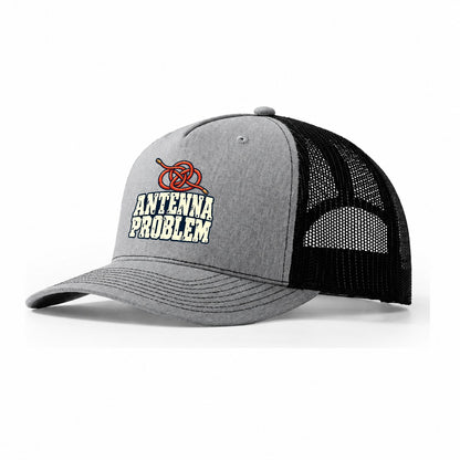 Antenna Problem Amateur Radio Trucker Hat – Sport Grey Black