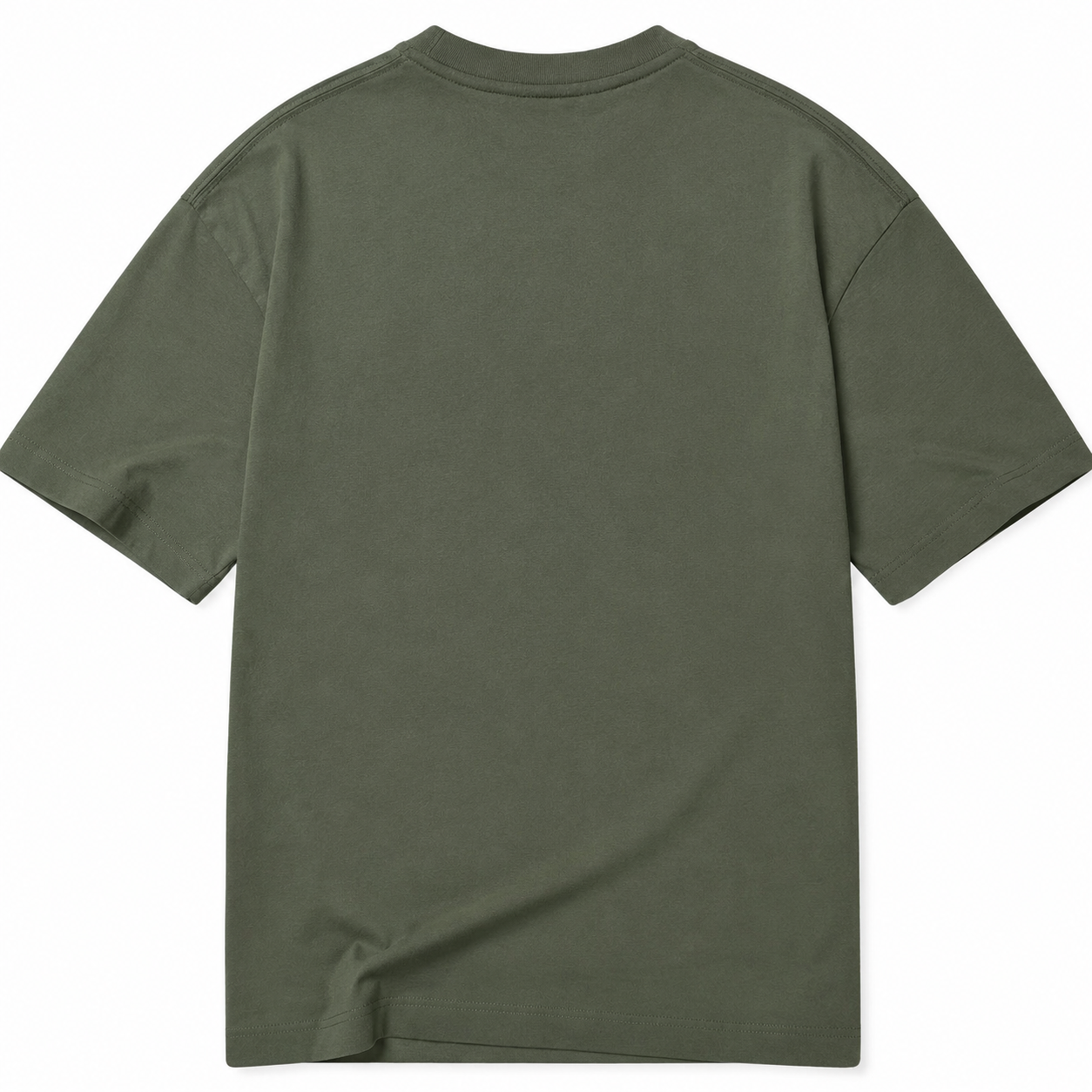 Anthony Bourdain Middle Finger Classic T-shirt – army-green back view