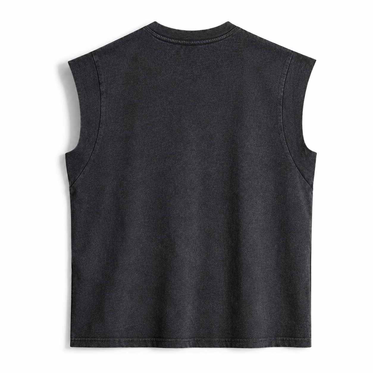 Anthony Bourdain Middle Finger Vintage Washed Tank – black back view