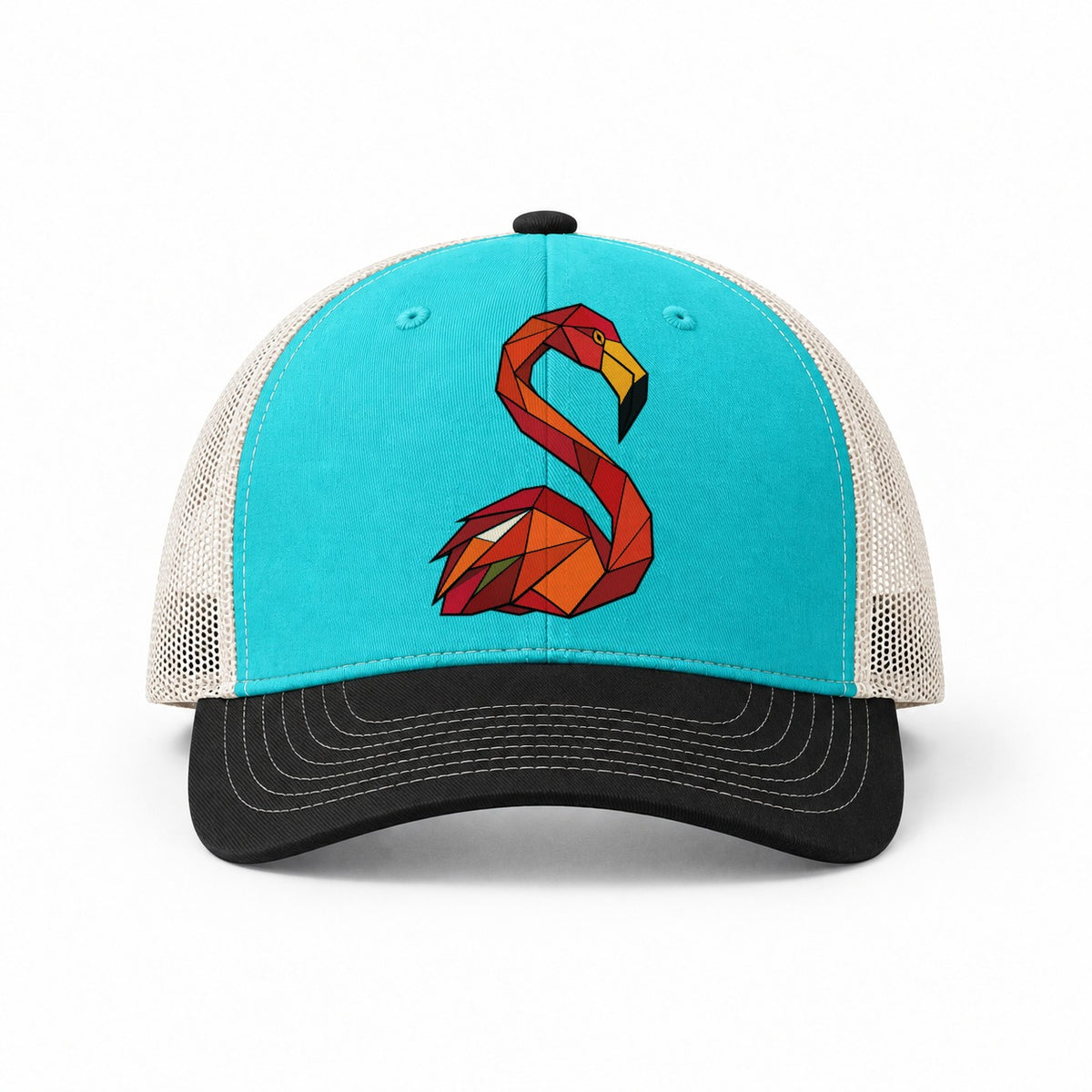 Aqua-Black-White — front view