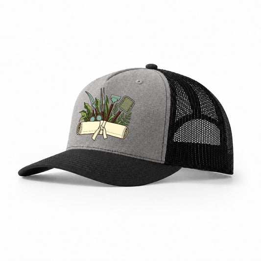 Aquarium Tool Roll Aquarium Keeping Trucker Hat – Grey Black