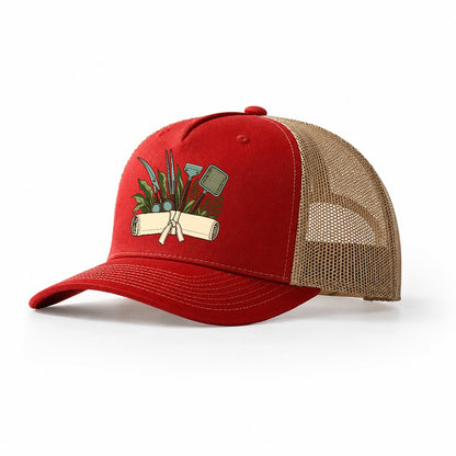 Aquarium Tool Roll Aquarium Keeping Trucker Hat – Red Khaki