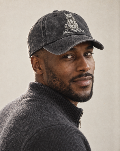 Model wearing the cap