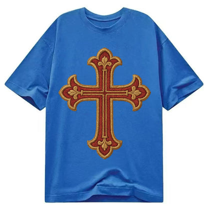 Blue — front view