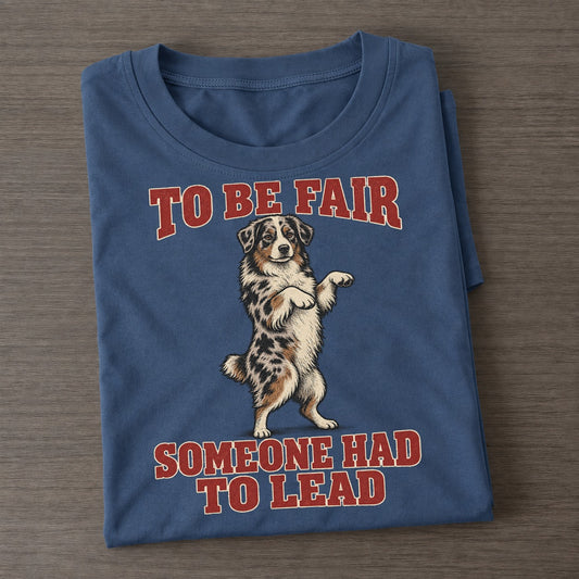 Australian Shepherd Dog Declarations Classic T-shirt – Twilight Navy