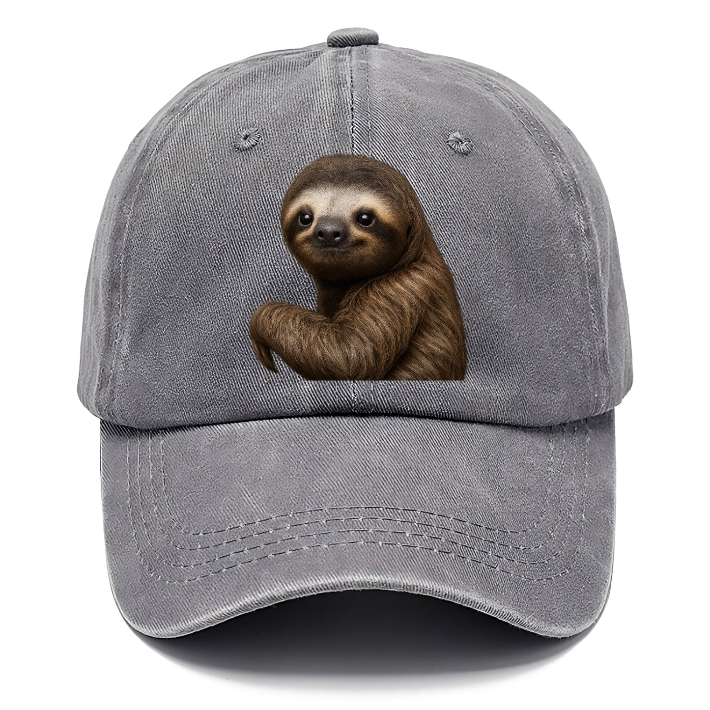 sloth portrait design Hat