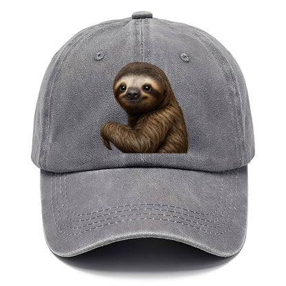 sloth portrait design Hat