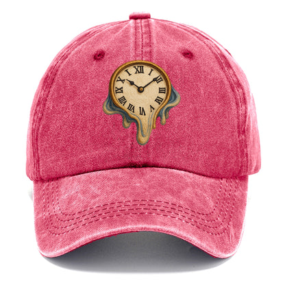 melting clock surreal Hat