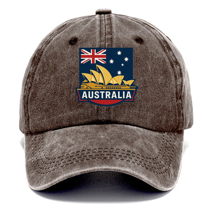 Australian Landmark Flag Hat