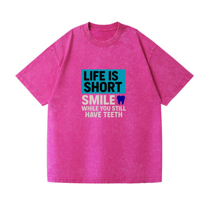 life short smile while Hat