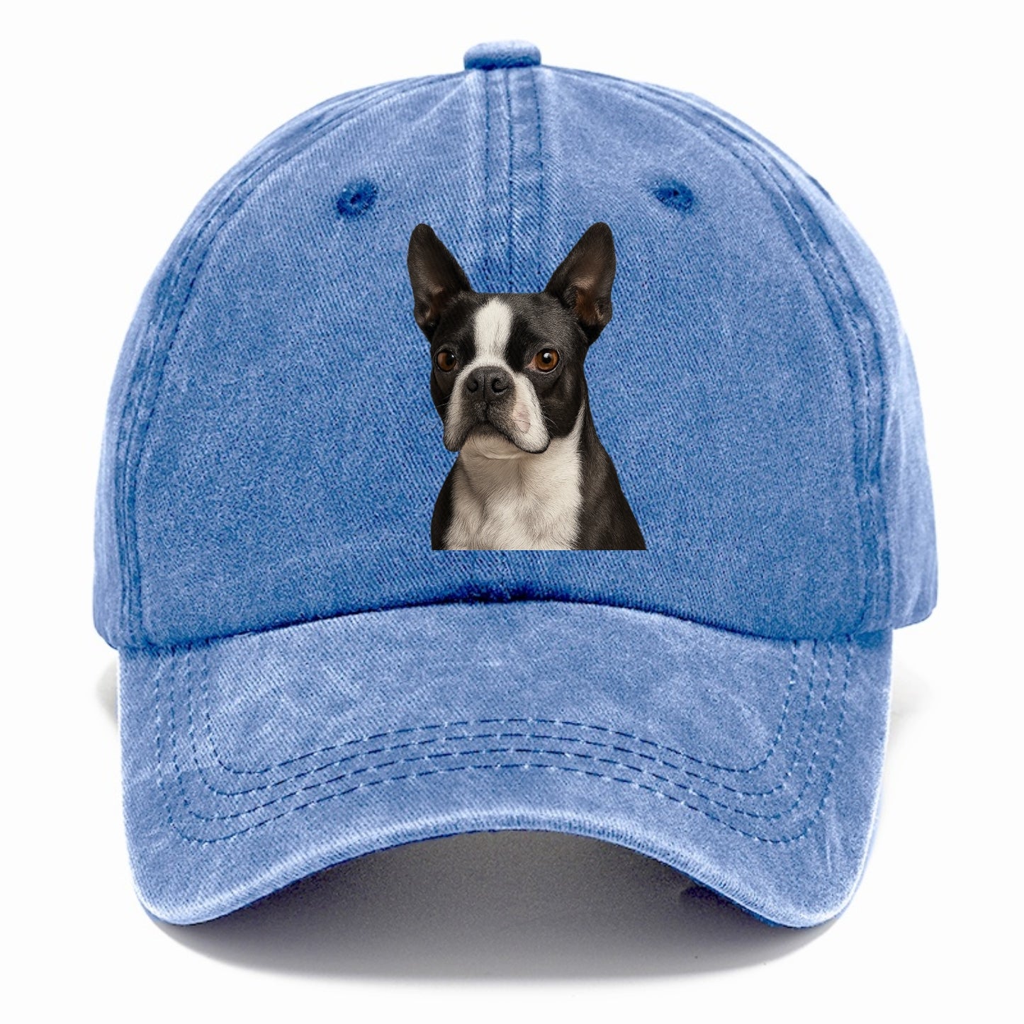 boston terrier portrait design Hat