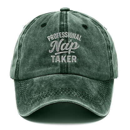 professional nap taker artful design Hat