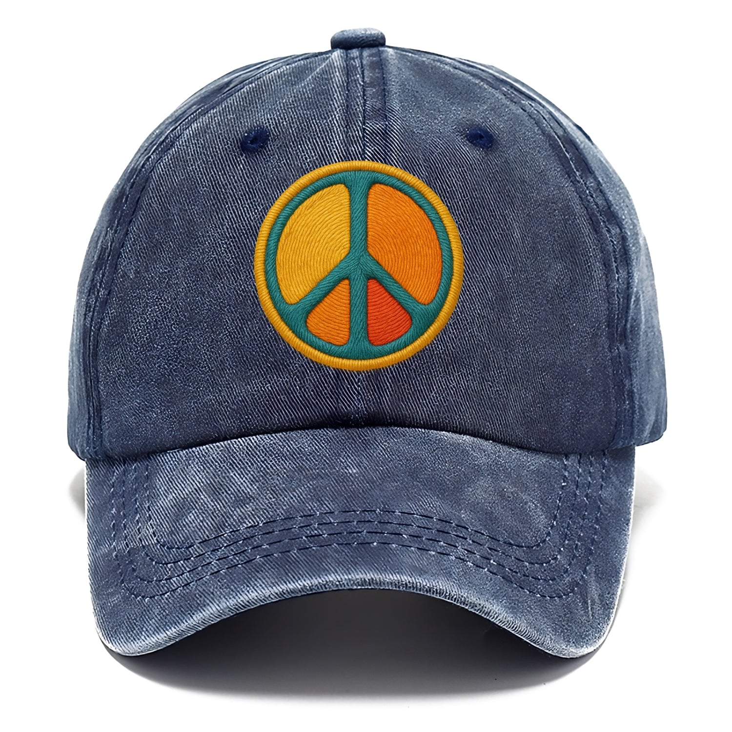 golden peace embroidered Hat
