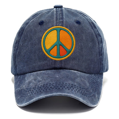 golden peace embroidered Hat