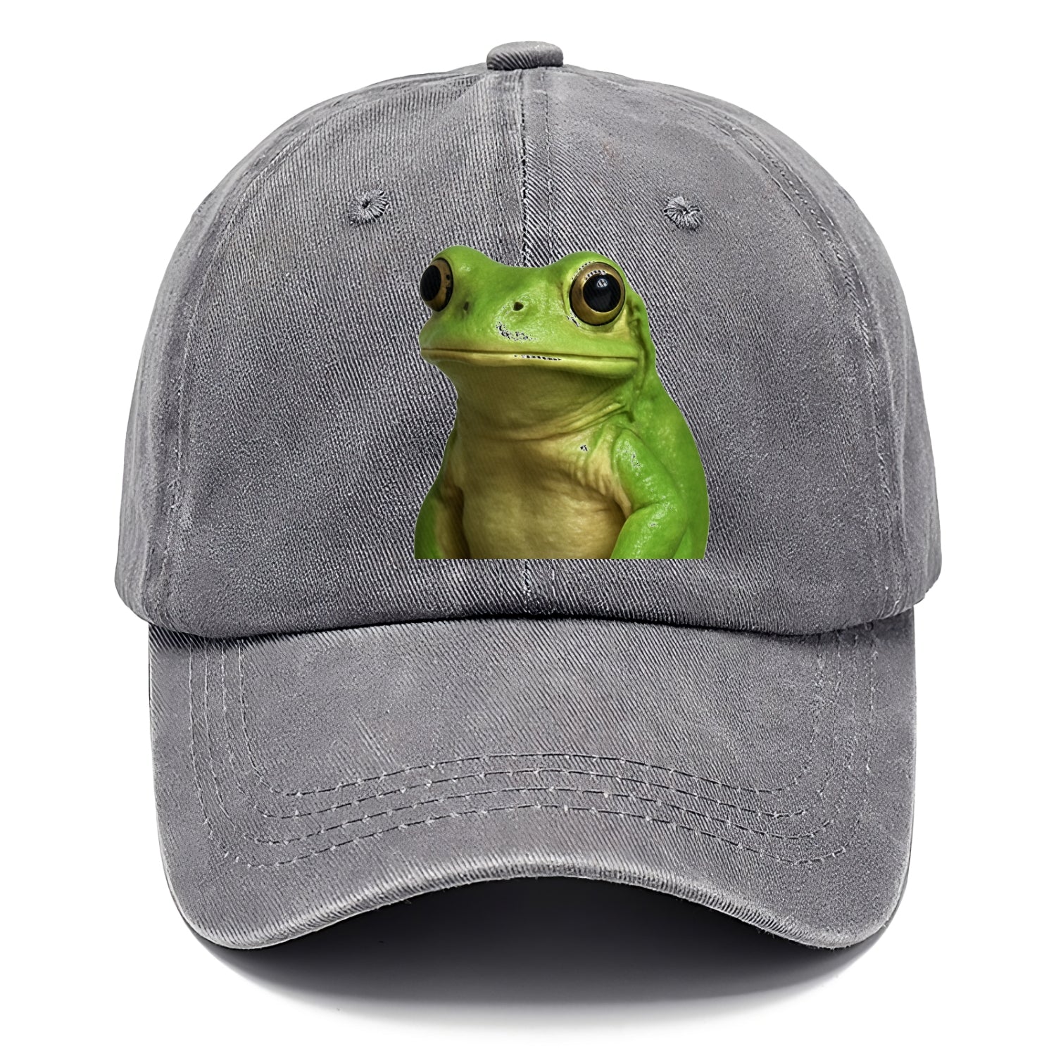 frog portrait design Hat