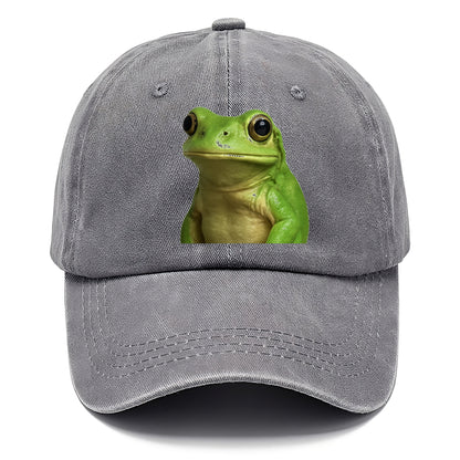 frog portrait design Hat