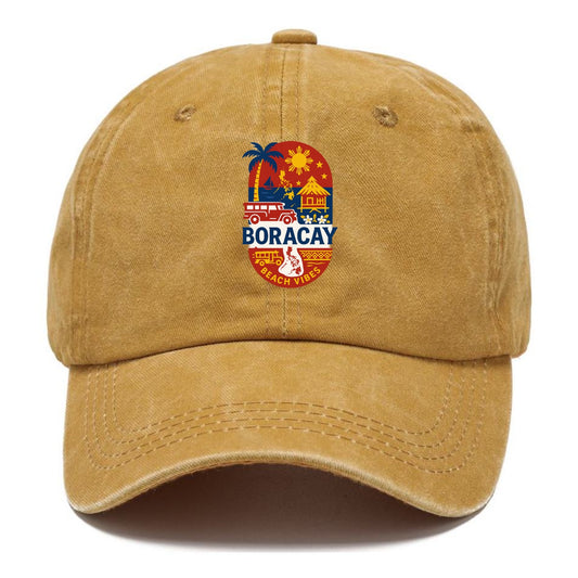travel destination themed with cultural elements Hat