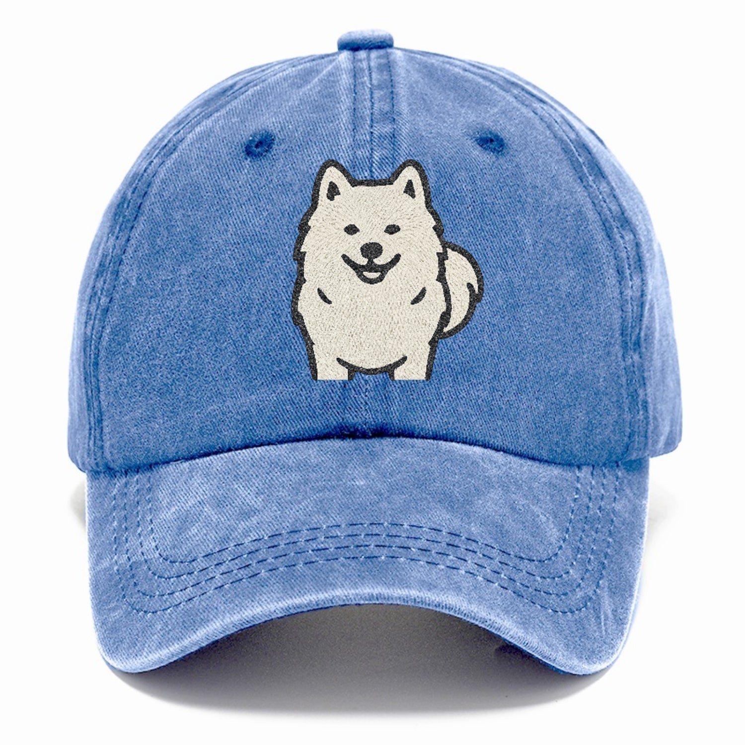 Samoyed White Fluffy Design Hat