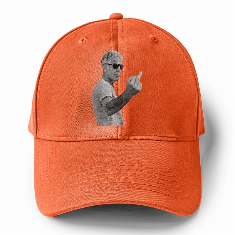 Anthony Bourdain Middle Finger Hat