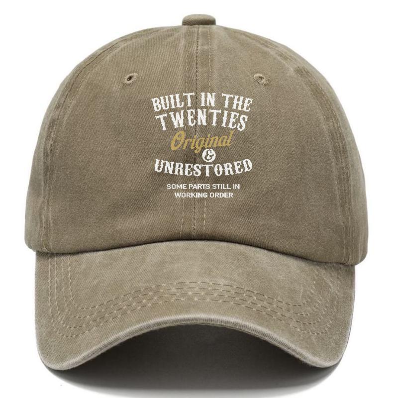 Built In The Twenties Orignal Unrestored All Parts In Working Order Baseball Cap Adjustable Hat Vintage Elegance The Authentic 1920s Hat in Prime Condition Pandaize