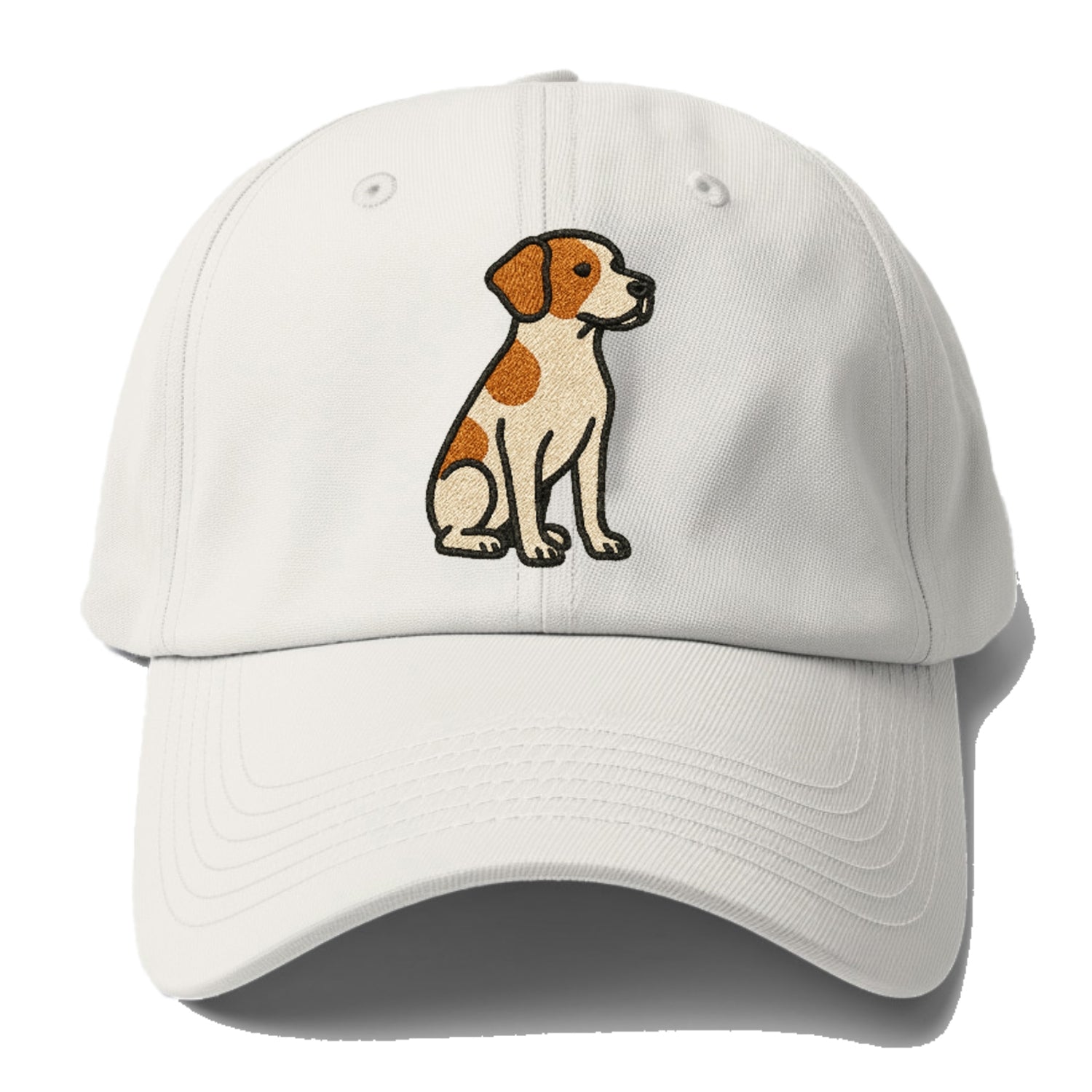Brittany Spaniel Orange And White Design Hat