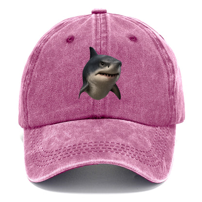 shark portrait design Hat