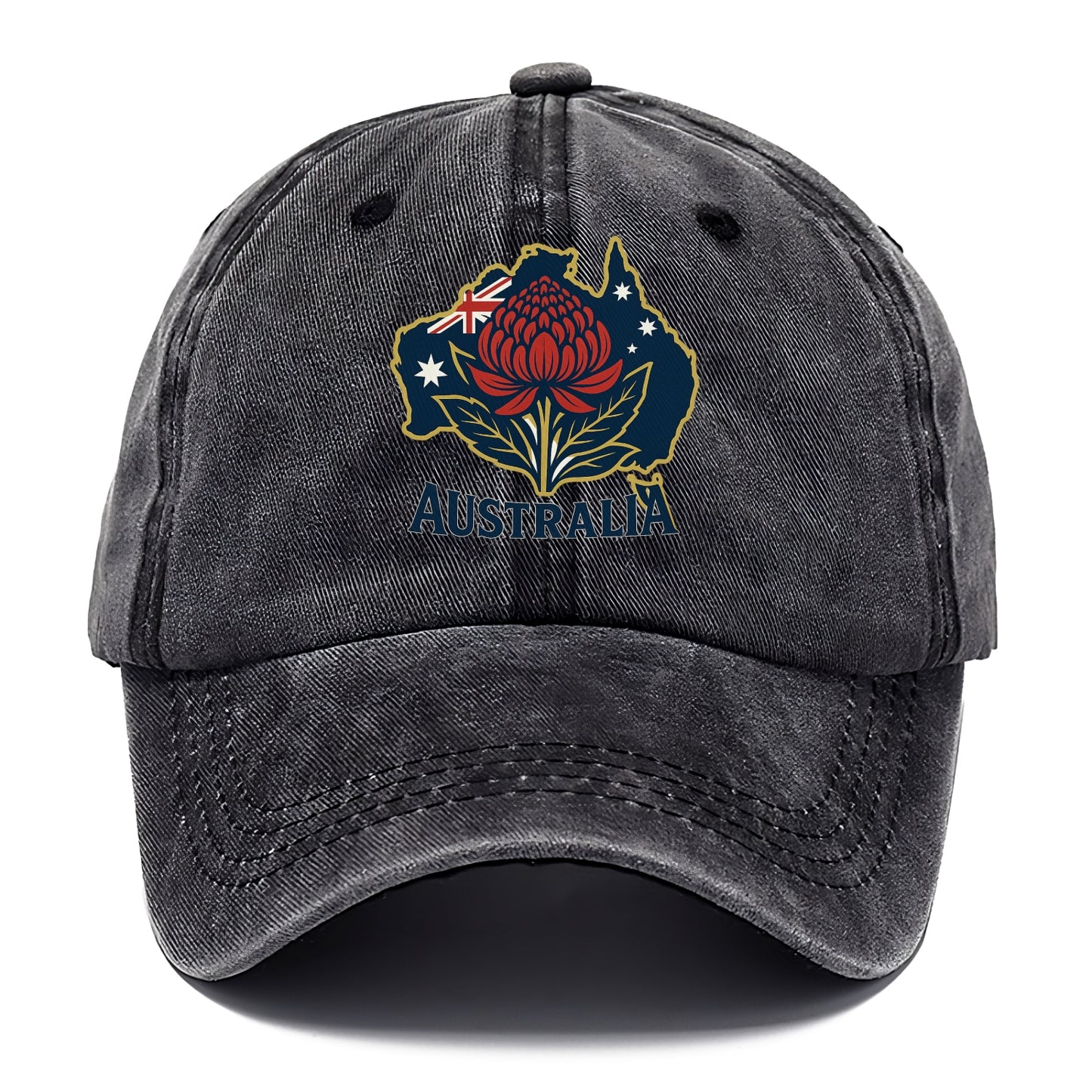 Australian Floral Map Hat