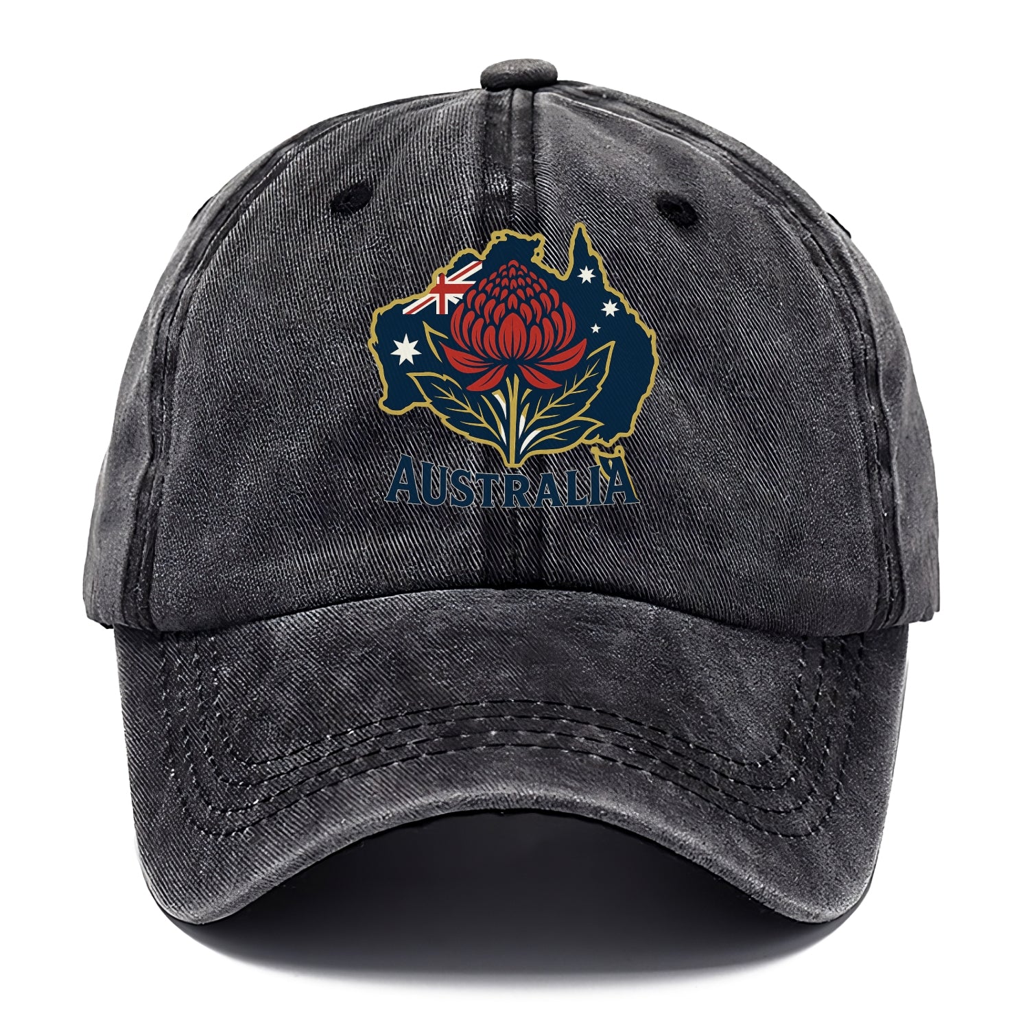 Australian Floral Map Hat
