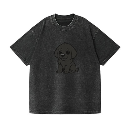 newfoundland black sitting pose with gentle giant expression portrait design Hat