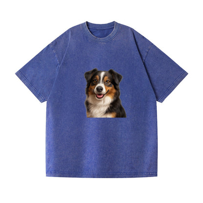 mini australian shepherd portrait design Hat