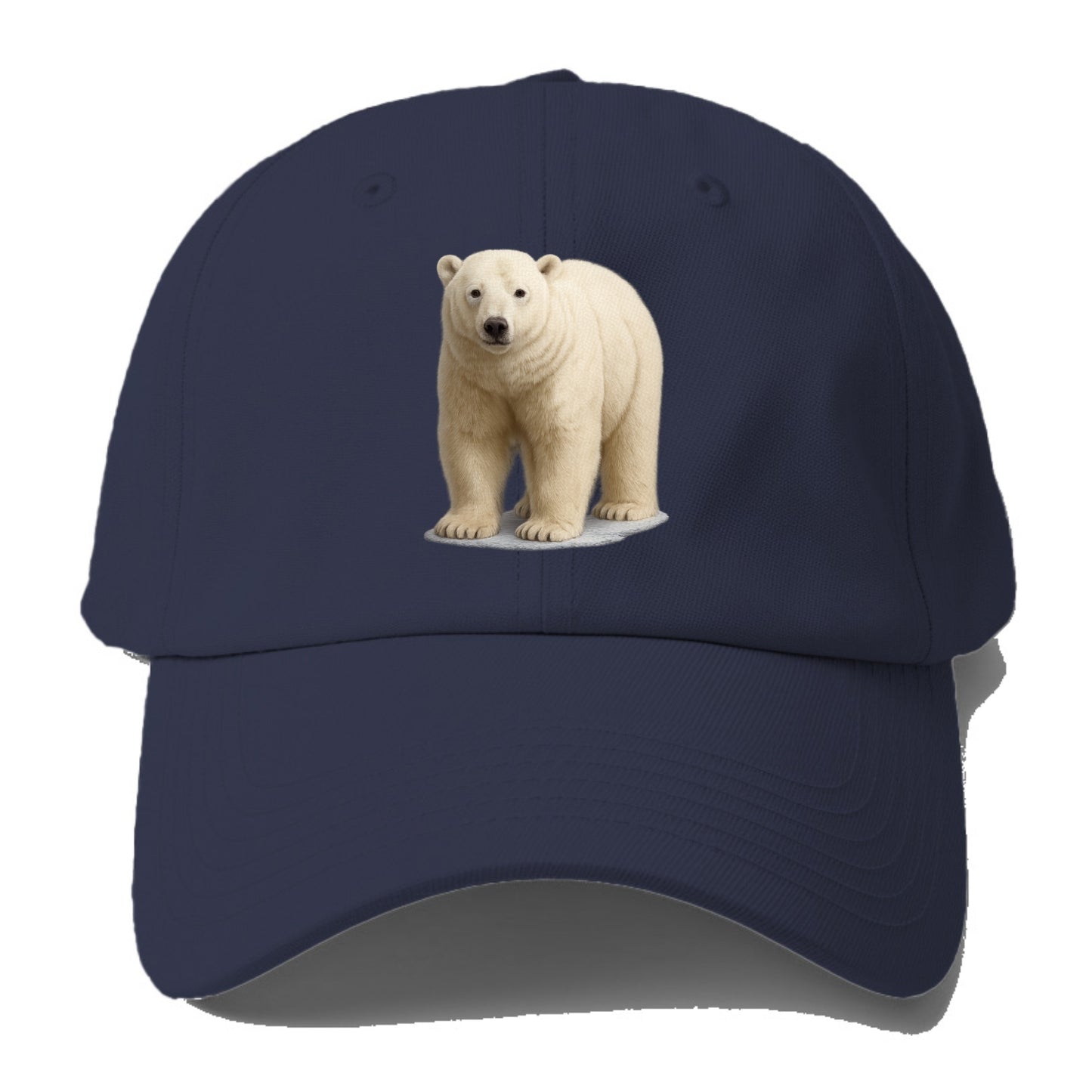 majestic polar bear front portrait Hat