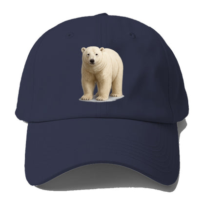 majestic polar bear front portrait Hat