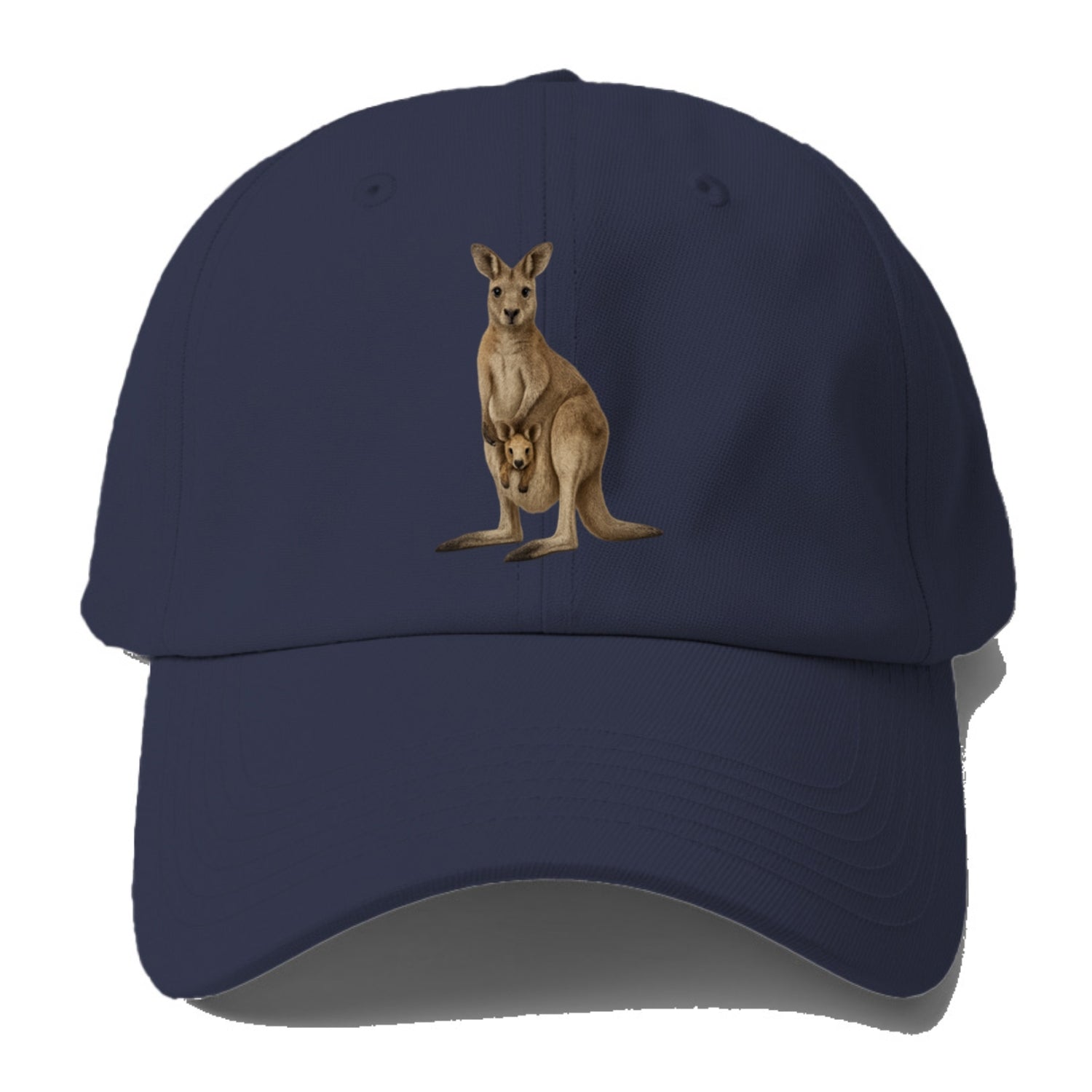 kangaroo mother and baby portrait Hat