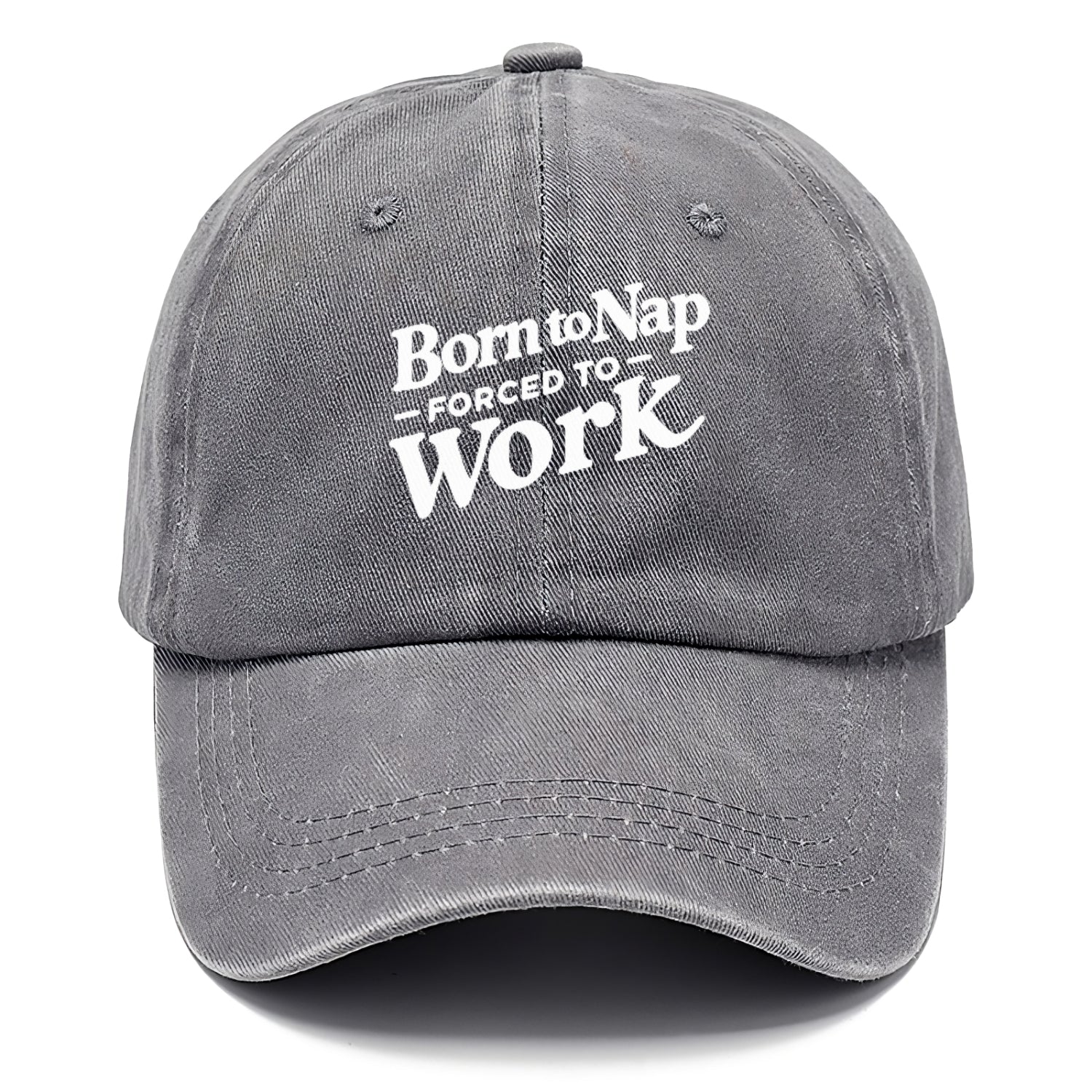 born to nap forced to work Hat
