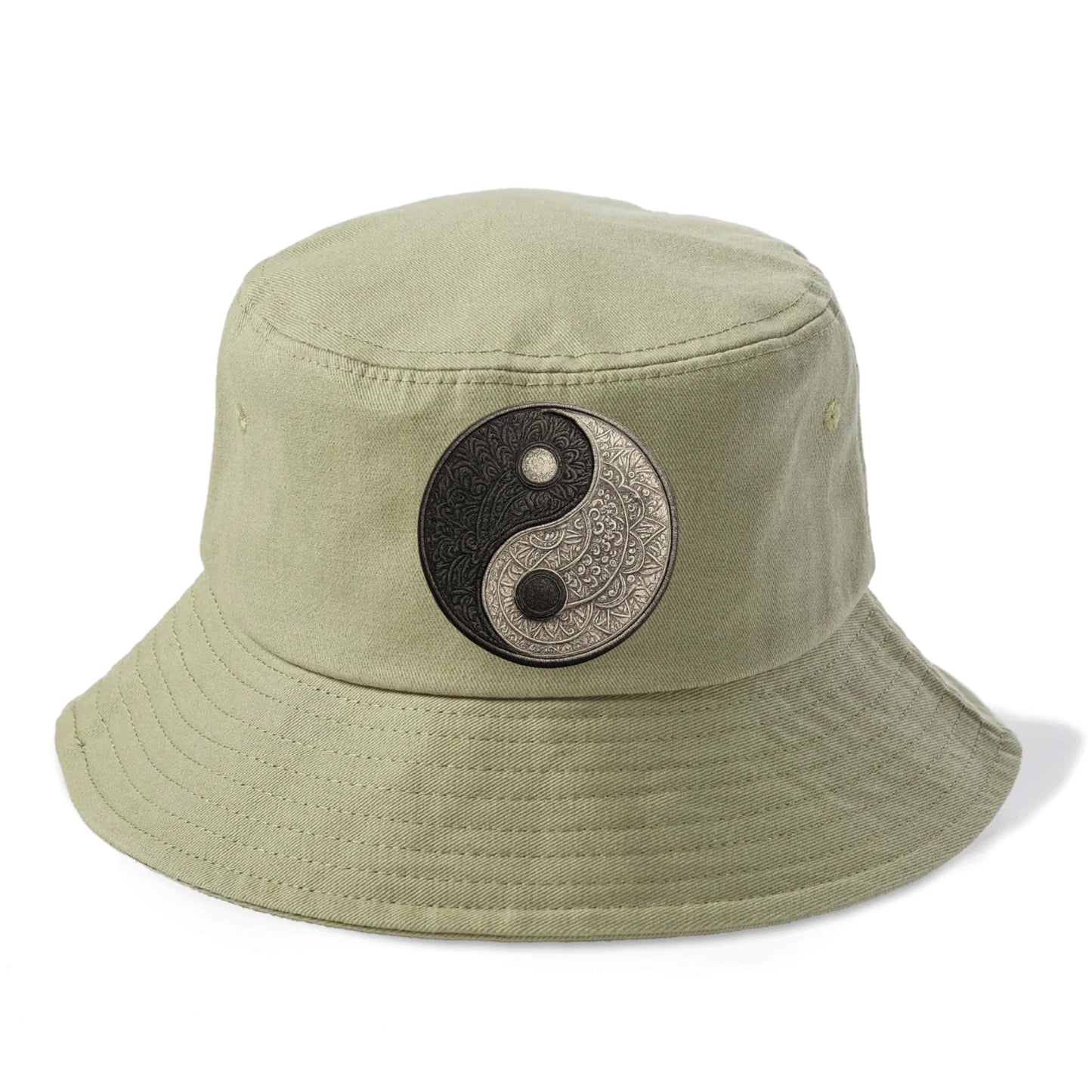 mandala yin yang pattern Hat