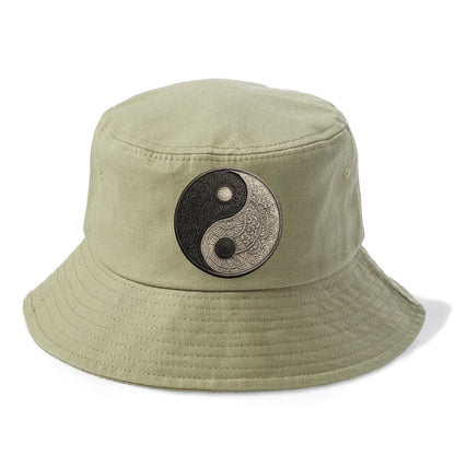 mandala yin yang pattern Hat