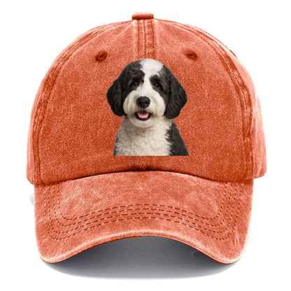 sheepadoodle portrait design Hat