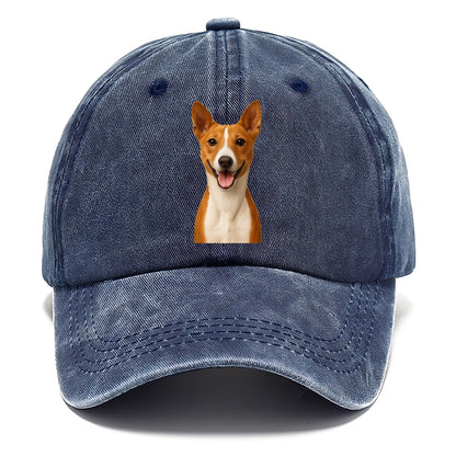 basenji portrait design Hat