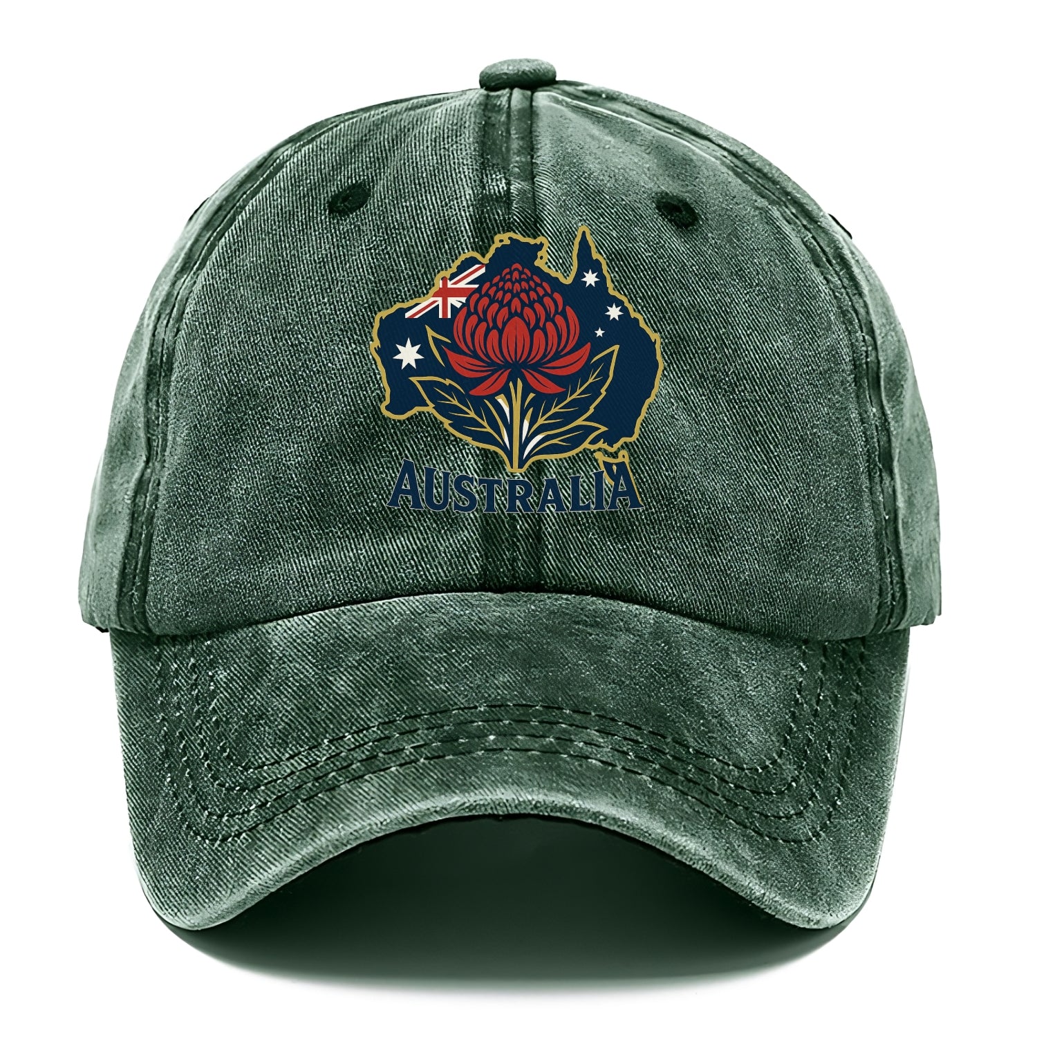 Australian Floral Map Hat