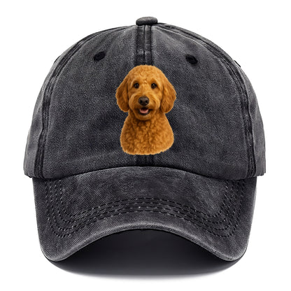 goldendoodle portrait design Hat