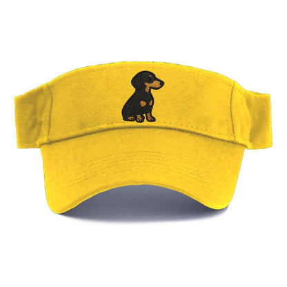 dachshund-black-and-tan-loyal-companion Hat