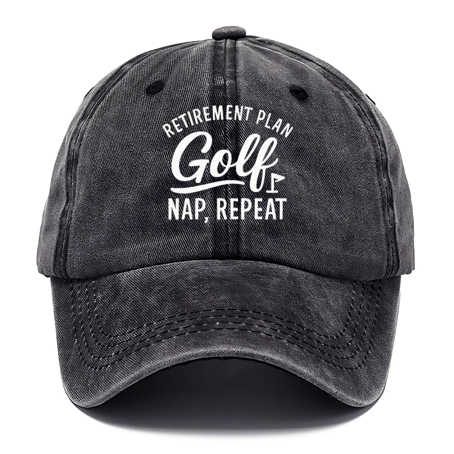 golf retirement plan nap repeat Hat