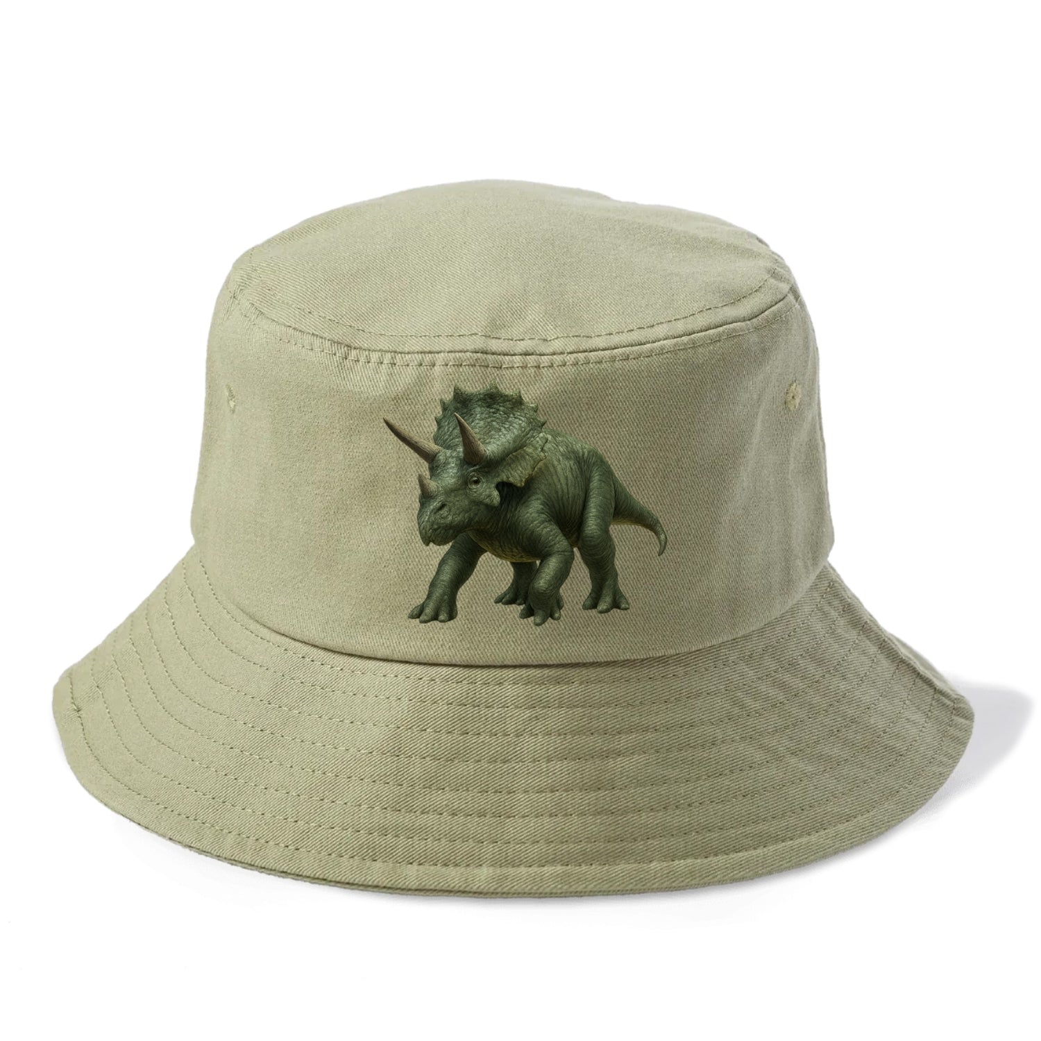 majestic triceratops rendered with precision Hat