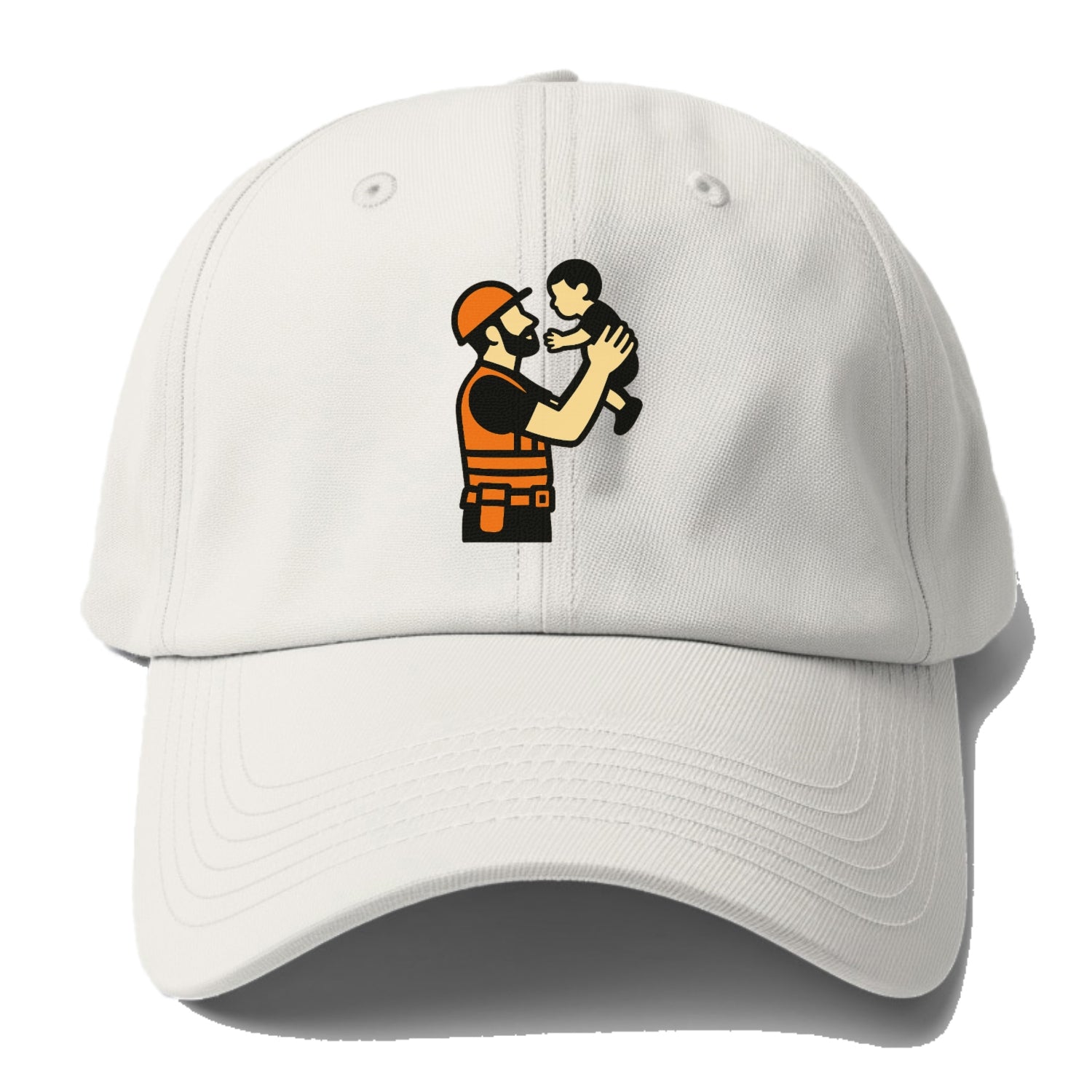 father and child  construction  family Hat