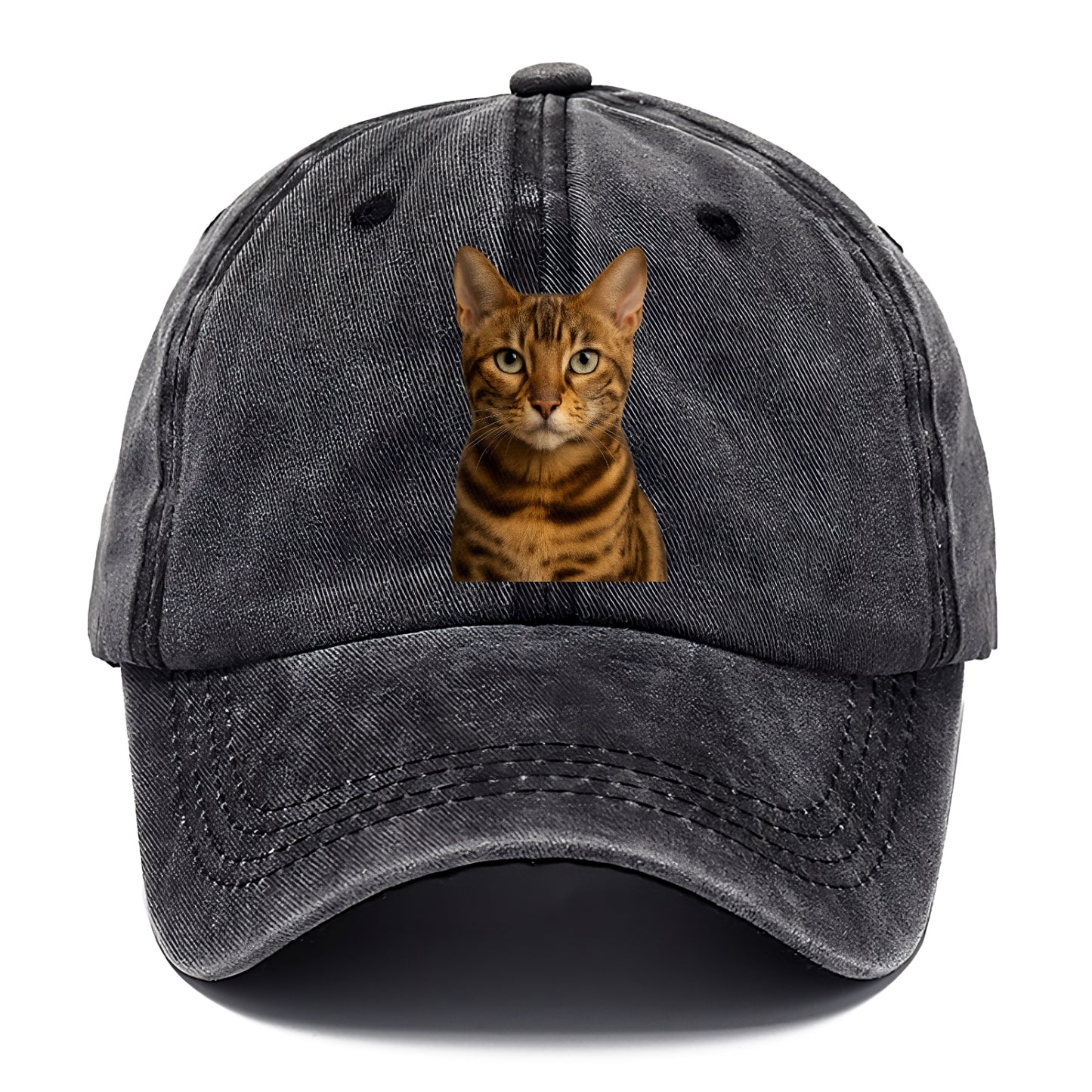bengal cat portrait design Hat