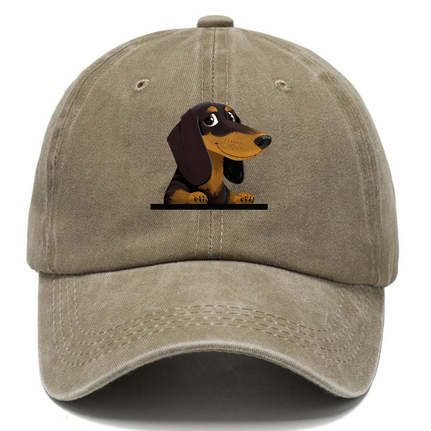 retro-dachshund-playful-spirit Hat