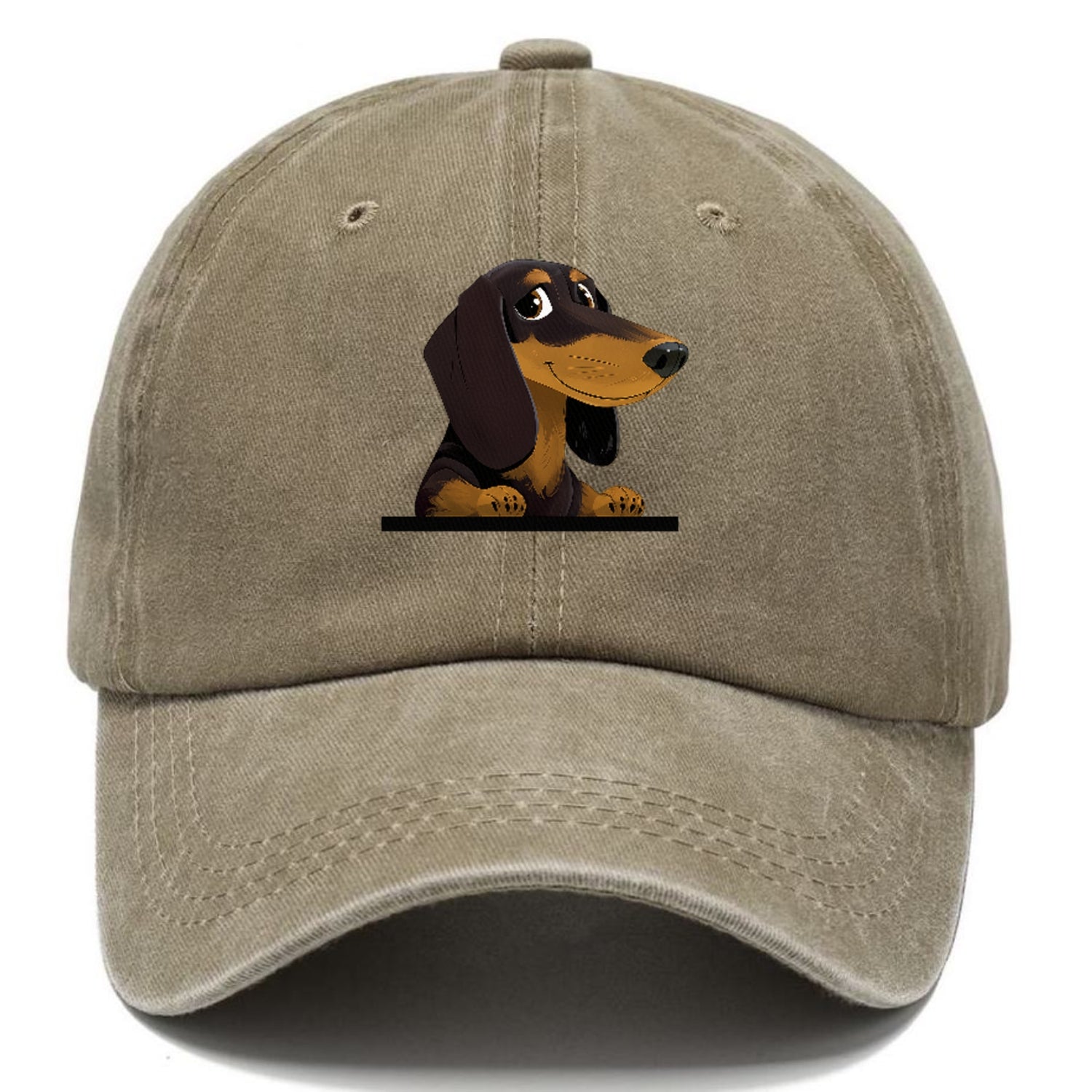retro-dachshund-playful-spirit Hat